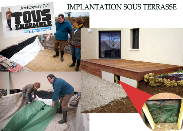 installation sous terrasse